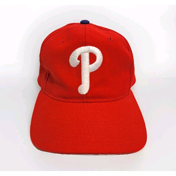 Philadelphia Phillies Vintage Hat Starter Wool 90s Snapback The Natural Red - Picture 1 of 9